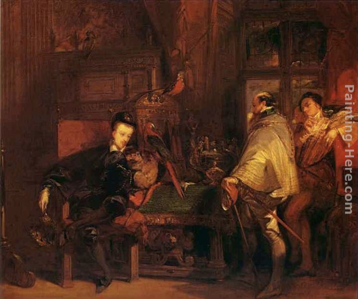 Richard Parkes Bonington Henri III and the English Ambassador